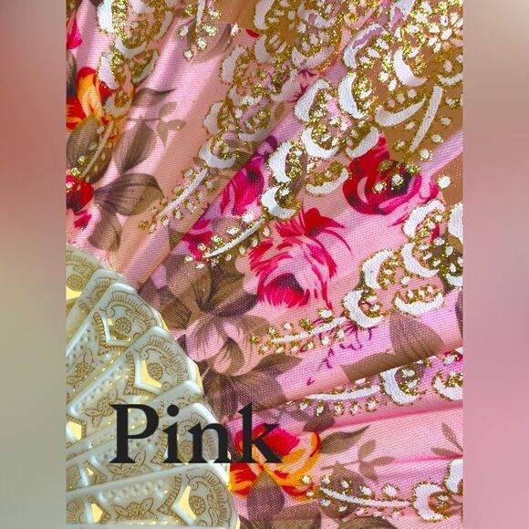 Shimmery Deluxe 9” Face fan + display stand * - Picture 10 of 15